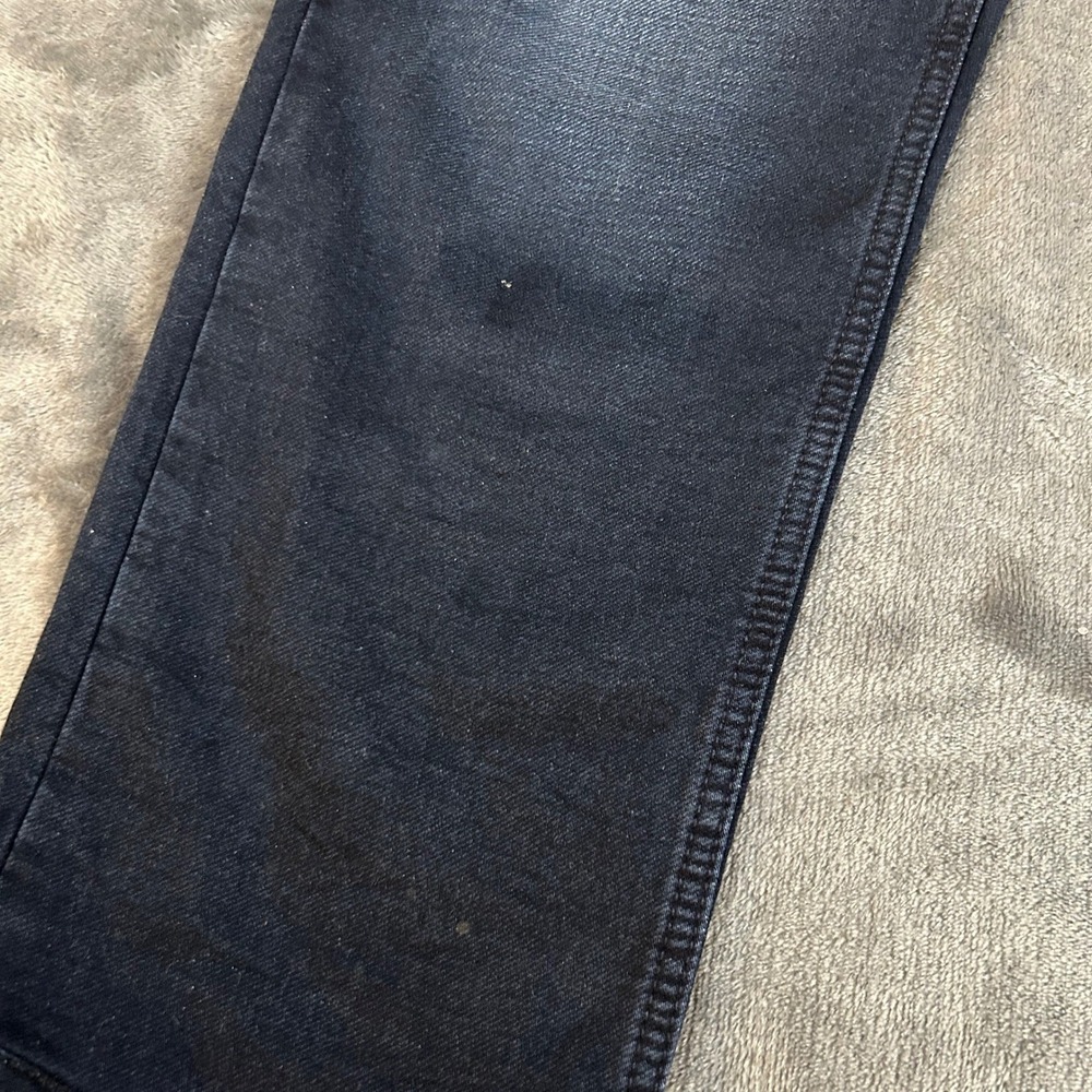 Richlook JNS Riveted and Casted Jeans Mens fits 36x29" Dark Blue Straight Fit - Picture 5 of 14